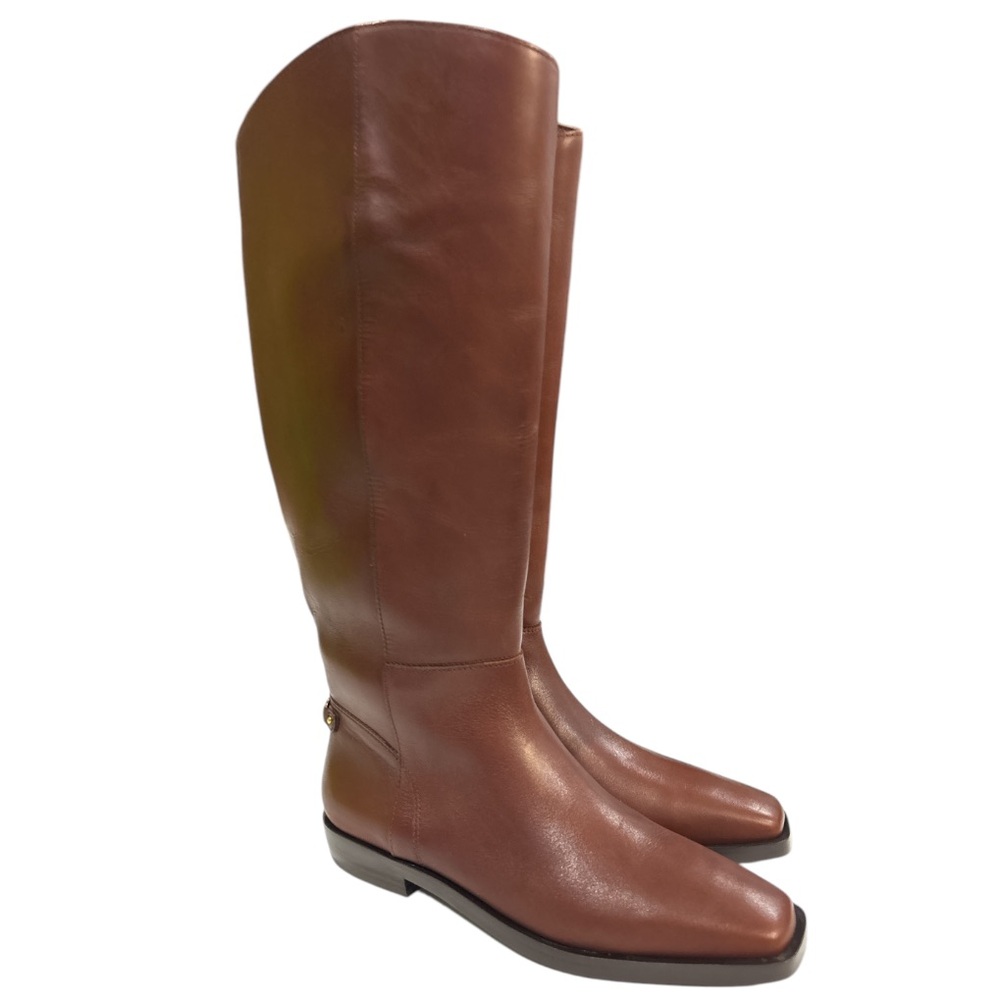 Sam Edelman Women’s Cesar Athletic Calf Riding Boot NIB Brandy
